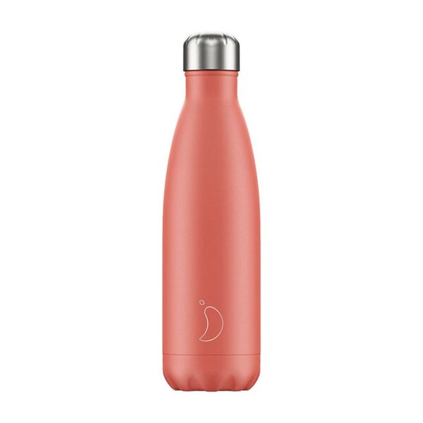 Chilly's Reusable Bottle - Pastel Coral (500ml)