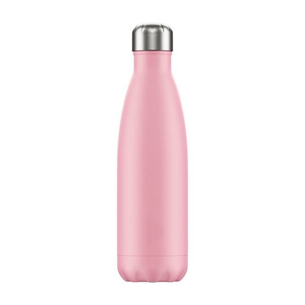 Chilly's Reusable Bottle - Pastel Pink (500ml) back