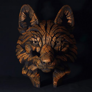 Edge Sculpture Fox Bust Fusion Copper Blaze