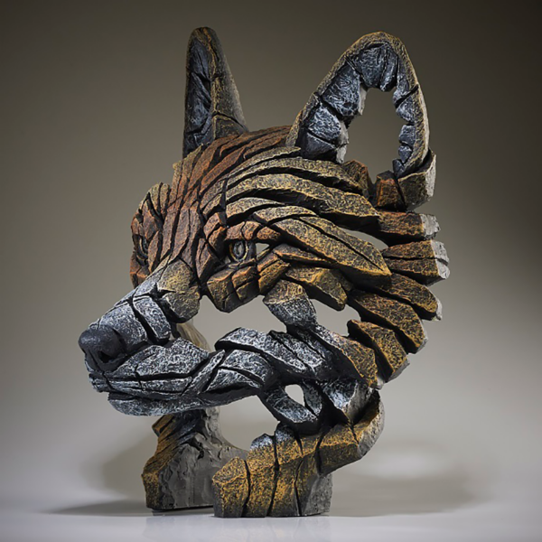 Edge Sculpture Fox Bust side 2