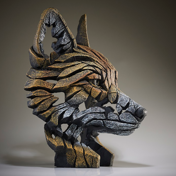 Edge Sculpture Fox Bust side 3