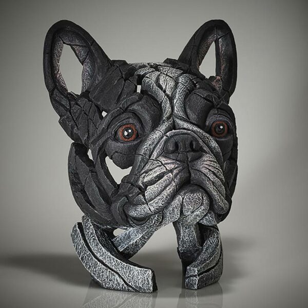 Edge Sculpture French Bulldog Pied EDB28P Side 3