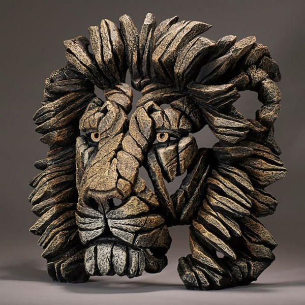 Edge Sculpture Lion Bust Side