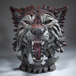 Edge Sculpture Wolf Bust- Timber EDB04