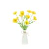 Floralsilk Yellow Poppies in Ripple Vase (43cm)