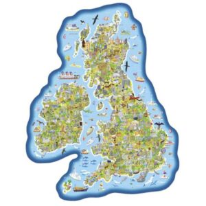 Gibsons Jig Map Great Britain & Ireland 150pc Jigsaw Puzzle
