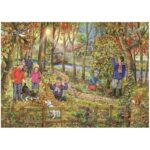 House Of Puzzles Autumn Leaves Big 250 Piece Jigsaw Puzzle image