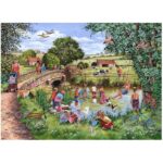 House Of Puzzles Pond Dippers 1000 Piece Jigsaw Puzzle image