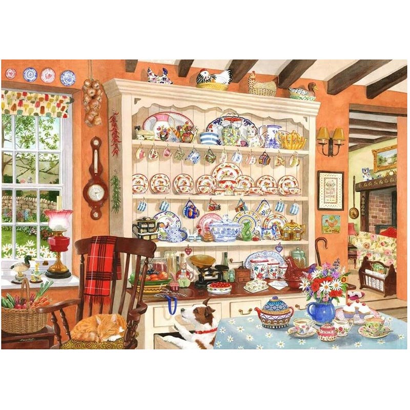 House of Puzzles "Aunt Daisy's Dresser" Oakridge Collection 1000pc Jigsaw Puzzle 