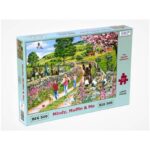 House of Puzzles Mindy, Muffin & Mo Big 500pc Jigsaw Puzzle