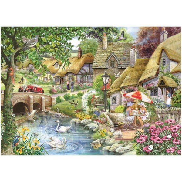 House of Puzzles Morning Coffee 1000pc Jigsaw Puzzle Image