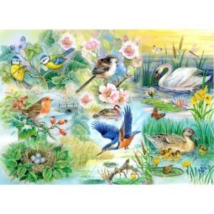 House Of Puzzles Feathered Friends Jigsaw Puzzle - Big 250 Piece