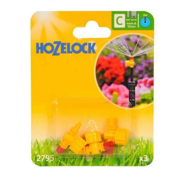 Hozelock 360 degree Adjustable Micro Jets (Pack of 3)
