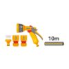 Hozelock Pico Reel with 10m Hose, fittings & Multi Spray Gun kit