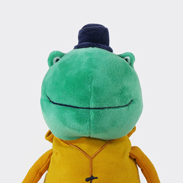 Joules Frog Dog Toy product cut out close up