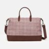 Joules Fulbrook Holdall Pink Tweed Bag 3