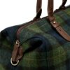 Joules Fulbrook Holdall Tweed Bag -Navy Green Check 2