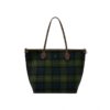 Joules Fulbrook Tote Tweed - Navy Green Check