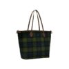 Joules Fulbrook Tote Tweed - Navy Green Check 2