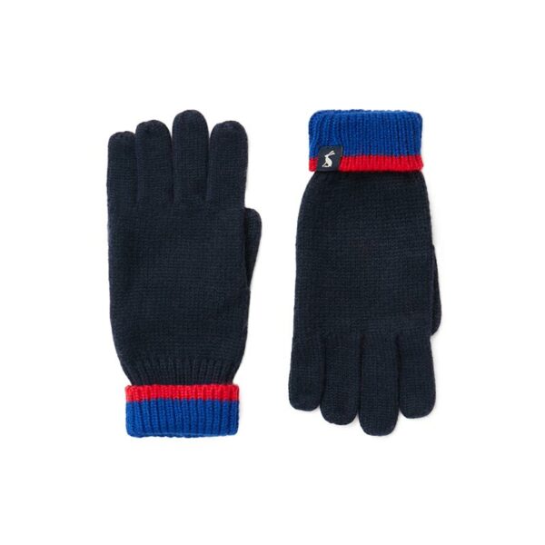 Joules Kirby Gloves -Boys French Navy