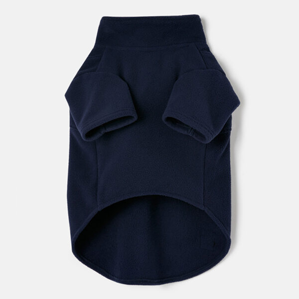 Joules Navy Dog Fleece cut out of front view