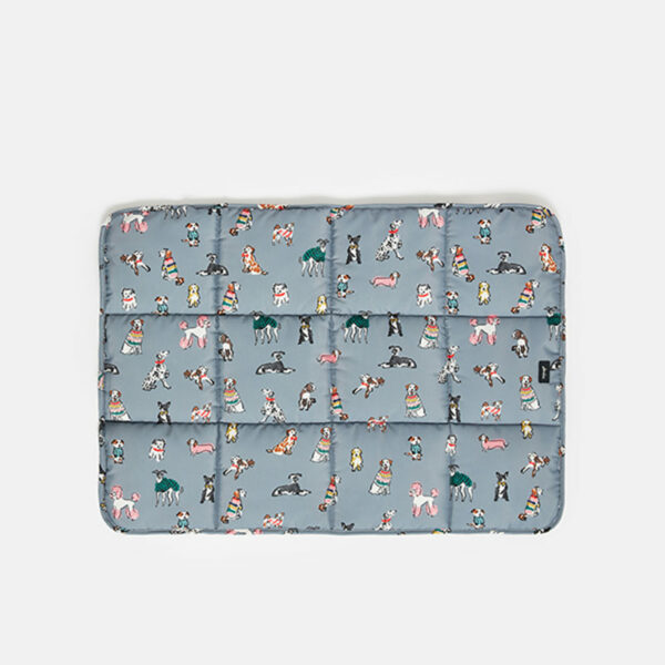 Joules Rainbow Dogs Travel Mat cut out print side