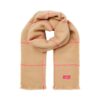 Joules Stamford Checked Scarf - Camel Pink Check 1