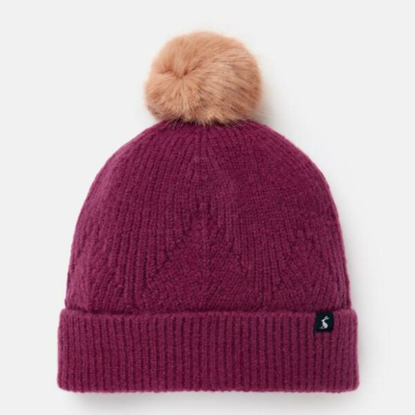 Joules Thurley Hat Plum 1