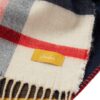 Joules Wilstow Triangle Checked Scarf - Navy Gold Check 2