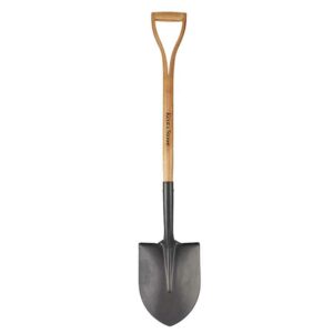 Kent & Stowe Carbon Steel Round Nosed Shovel