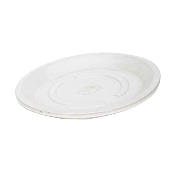 Medium RHS Classic White 25cm Round Saucer