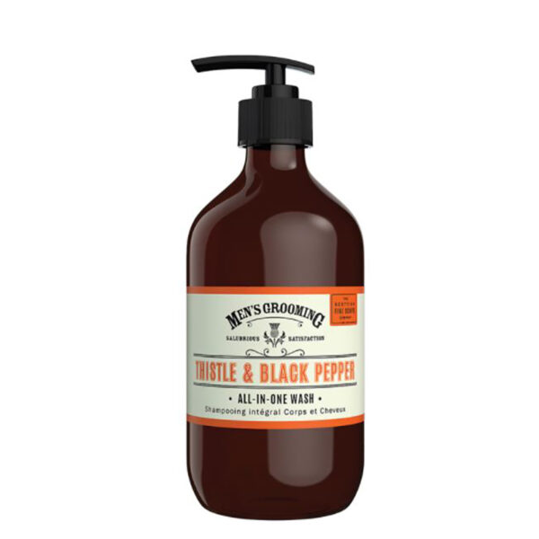 Men's Grooming Thistle & Black Pepper All in One Wash