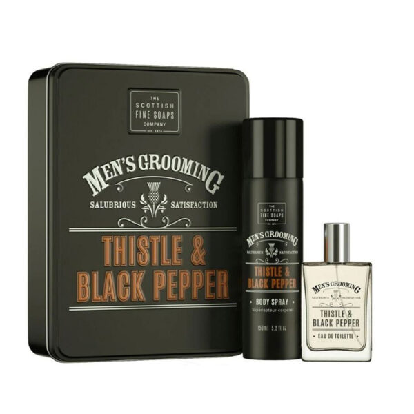 Men's Grooming Thistle & Black Pepper Duo Gift Set