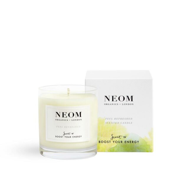 Neom Feel Refreshed Scented Candle -Scent to Boost Your Energy 1 wick
