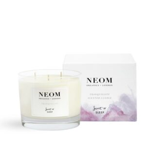 Neom Tranquillity Scented Candle -Scent to Sleep 3 wick