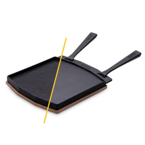 Sizzle or sear with the Ooni Dual-Sided Grizzler Plate