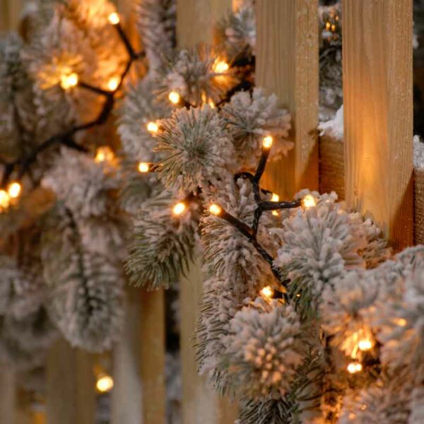 Festive Warm White Firefly String Lights