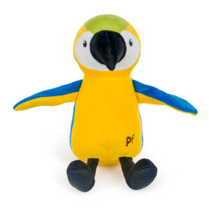 Petface Percy Parrot Plush Dog Toy