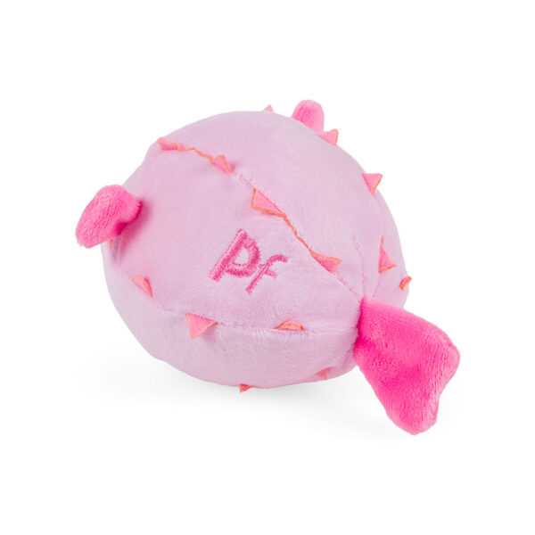 Petface Pippa Puffer Fish Dog Toy back view