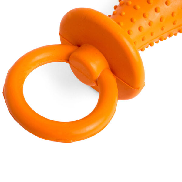 Petface Seriously Strong Rubber Teething Chew close up of handle