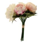 Cream & Pink Peony Bouquet