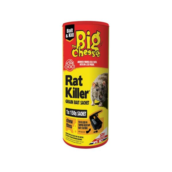 The Big Cheese Rat Killer² Grain Bait (150g Sachet)