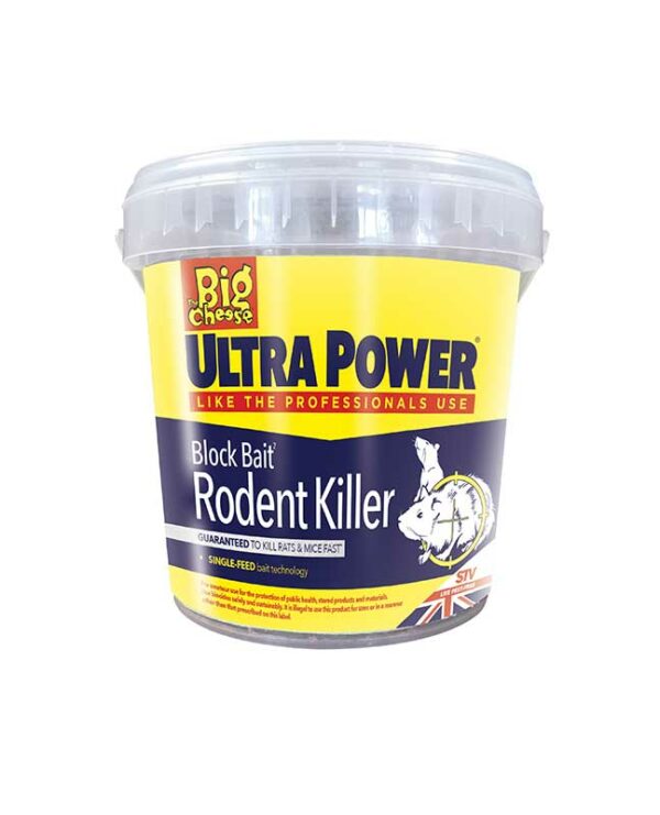 The Big Cheese Ultra Power Block Bait² Rodent Killer Refill Pack (Pack of 15)