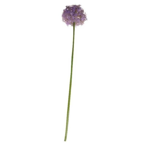 Single Lavender Allium Stem (76cm)