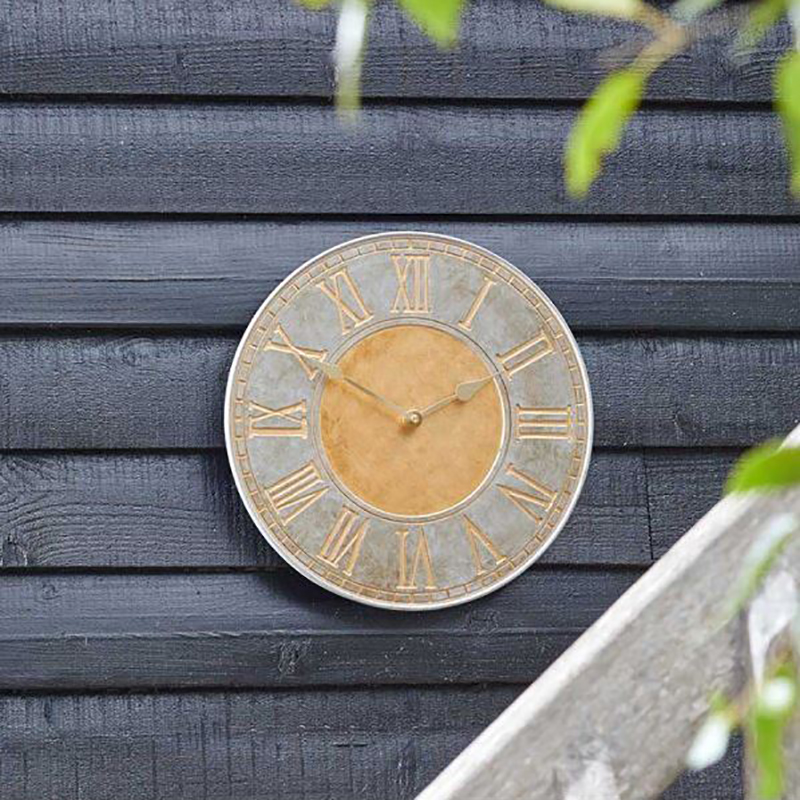 Horus Wall Clock Lifestyle, Outdoor Garden Clocks
