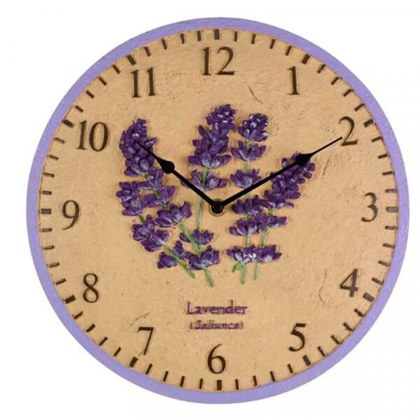 Smart Garden Outside In Lavender Wall Clock Product