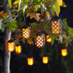 Smart Solar 10 Cool Flame String Lights Lifestyle
