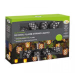 Smart Solar 10 Cool Flame String Lights Packaging