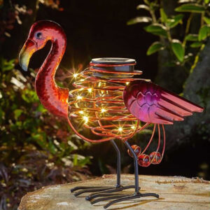 Smart Solar Flamingo Spiralight Decoration Lifestyle Night