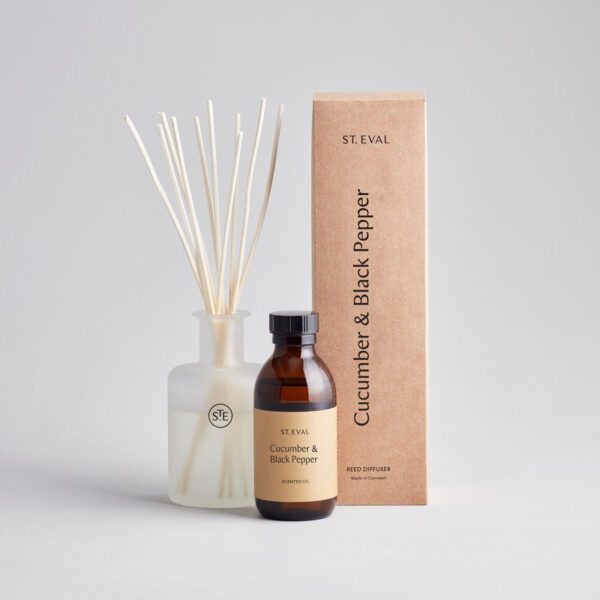 St Eval Reed Diffuser Cucumber & Black Pepper 800px